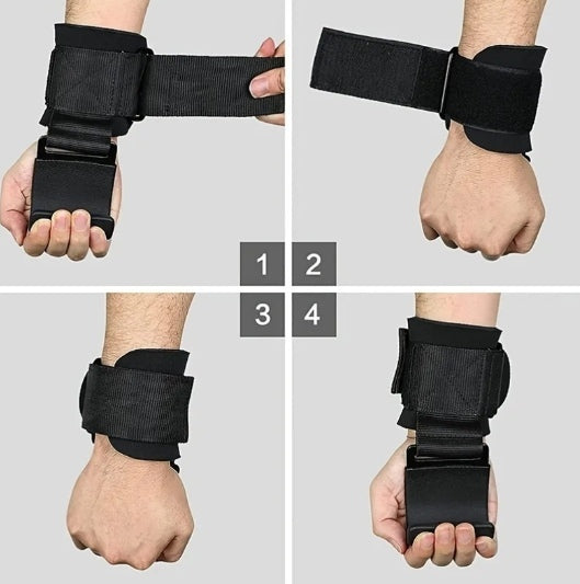 2pcs Heavy-Duty Weightlifting Hooks