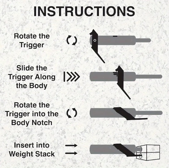 2pcs Adjustable Weight Pins